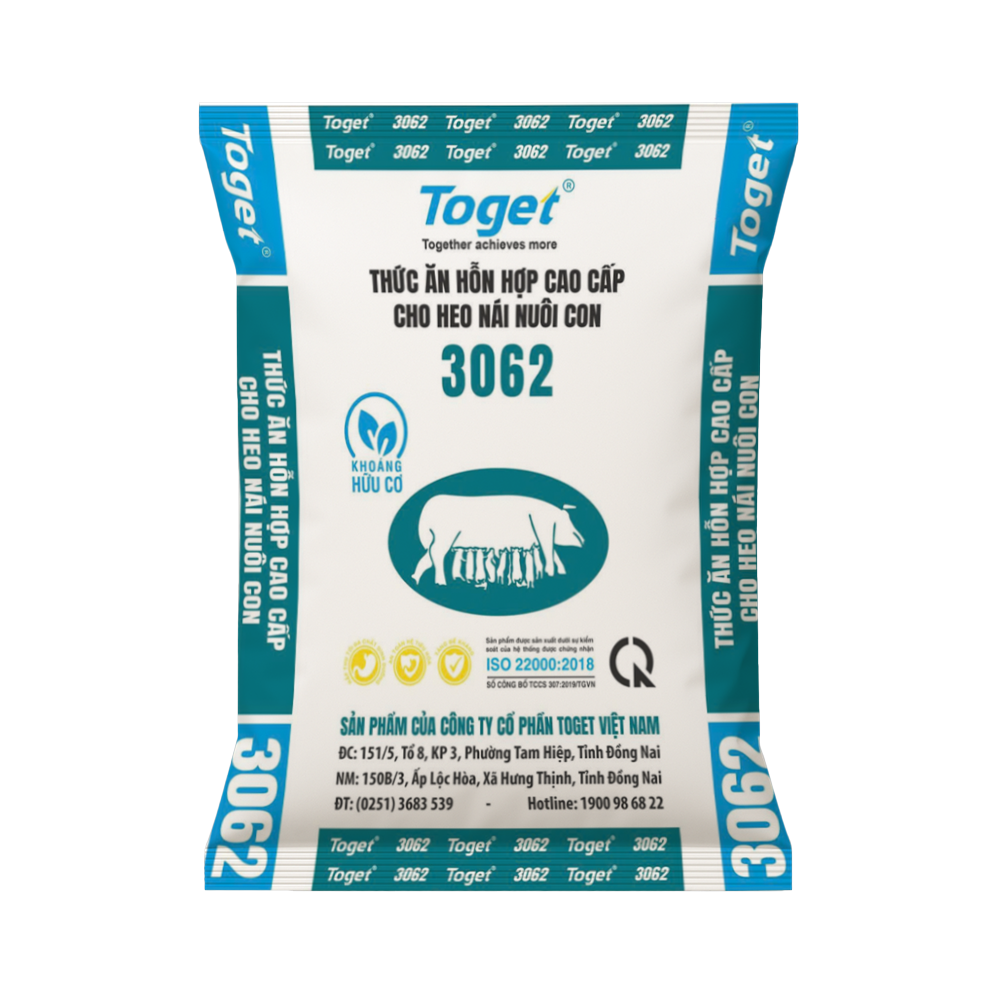 Toget 3062 | Thức Ăn Hỗn Hợp Cho Heo Nái Nuôi Con