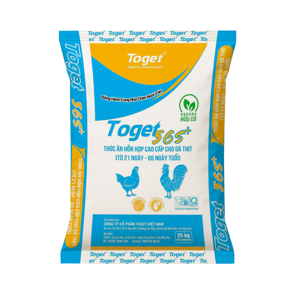 Toget 56S+ | Thức Ăn Hỗn Hợp Cho Gà (từ 21 đến 65 ngày)