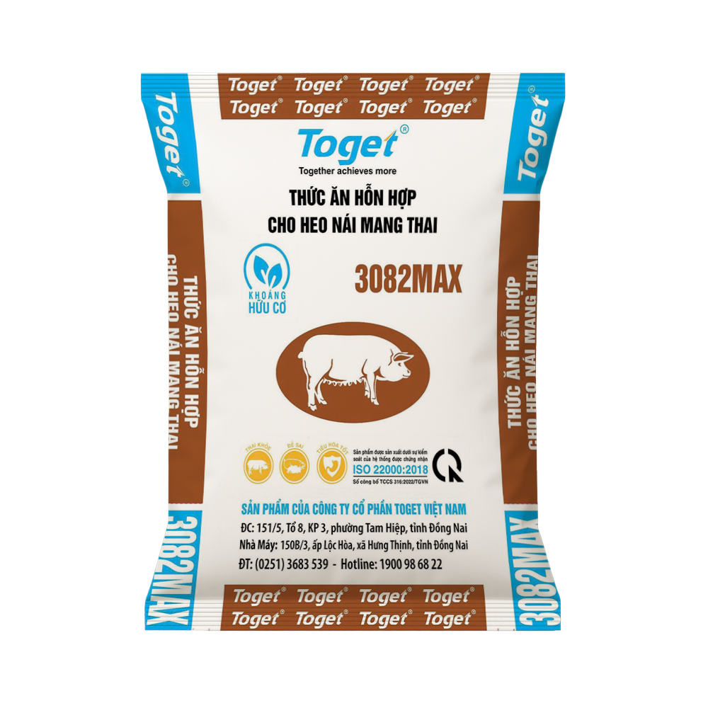 Toegt 3082Max | Thức Ăn Hỗn Hợp Cho Heo Nái Mang Thai