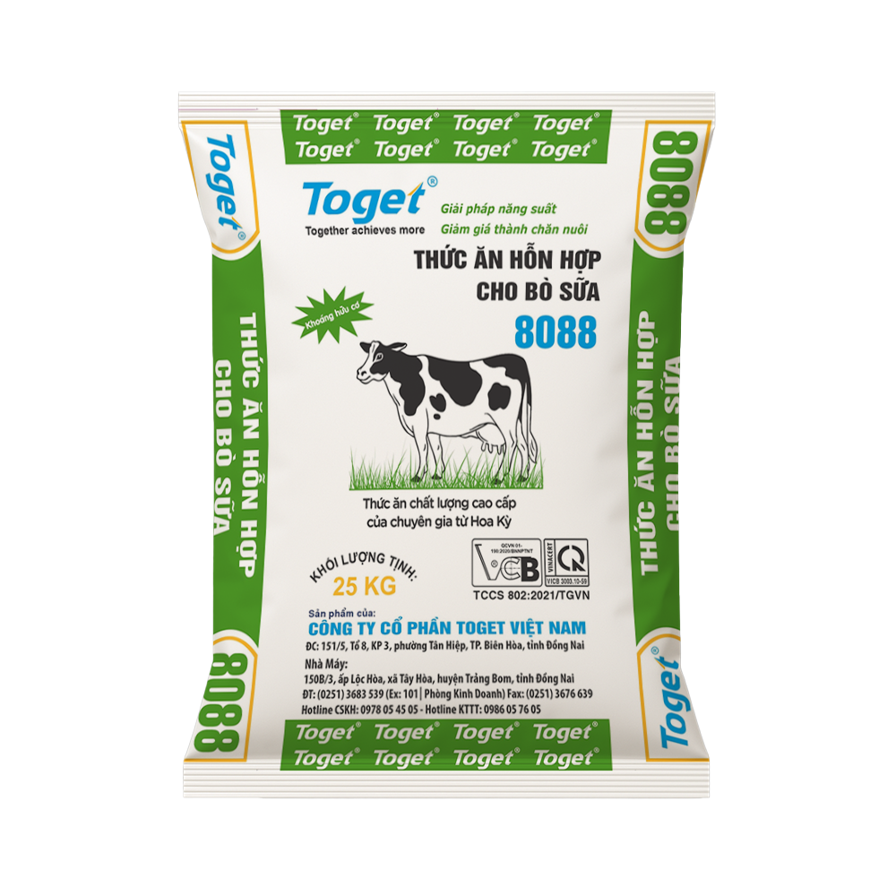 Toget 8088 | Thức Ăn Hỗn Hợp Cho Bò Sữa