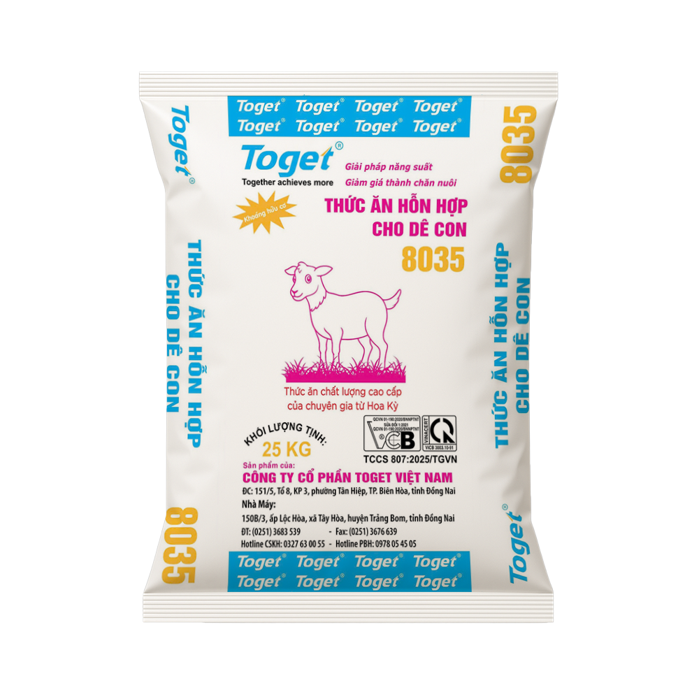Toget 8035 | Thức Ăn Hỗn Hợp Cho Dê Con